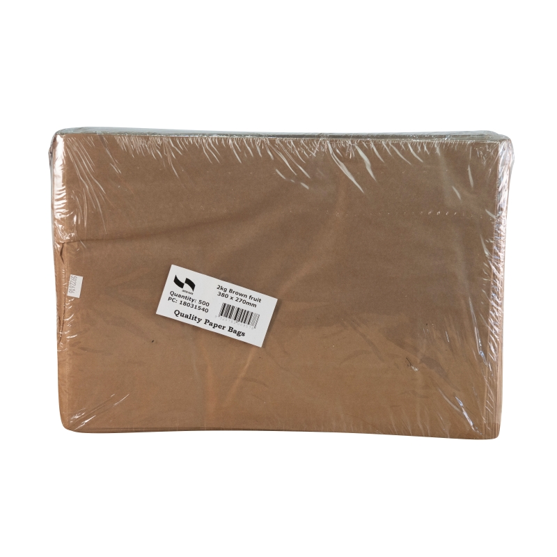 Fruit Brown Bags 2kg 270mm x 380mm
