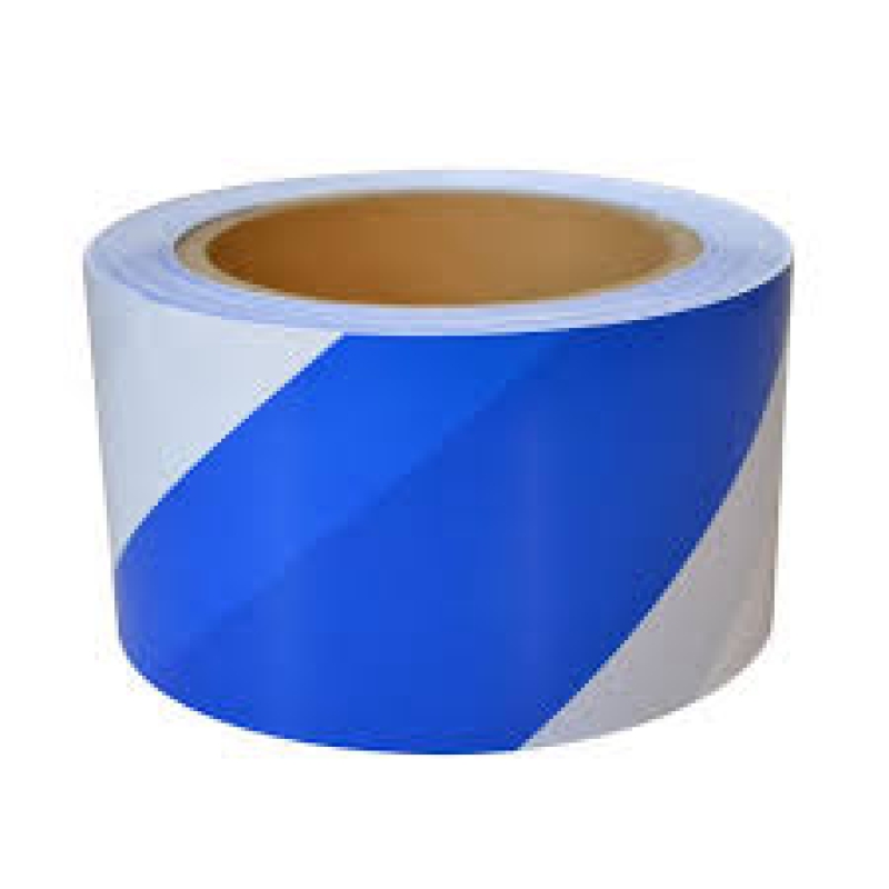 Blue & White PVC Metrocount Tape