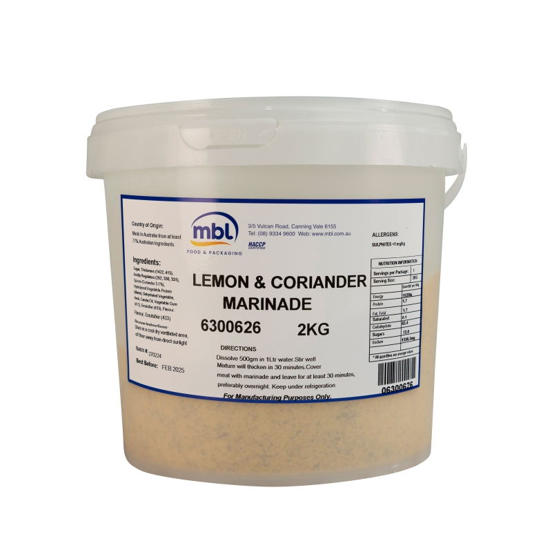 Lemon & Coriander Marinade 