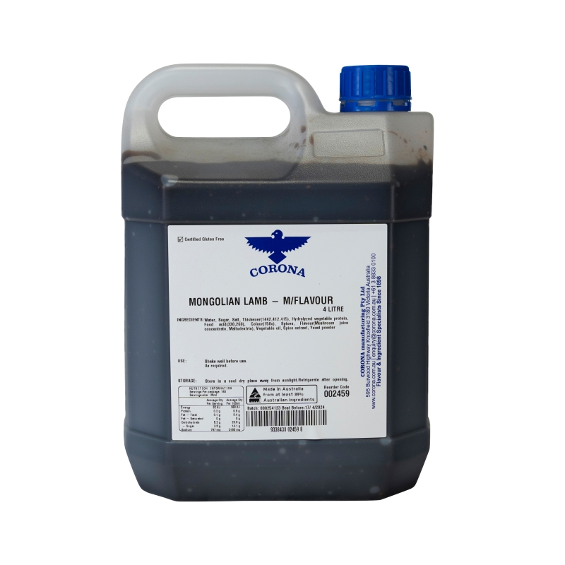Mongolian Lamb Marinade - GF