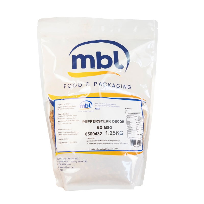 Pepper Steak Decor - No MSG 