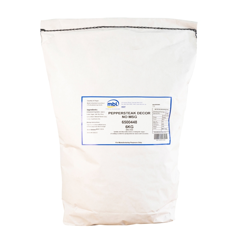 Pepper Steak Decor No MSG 