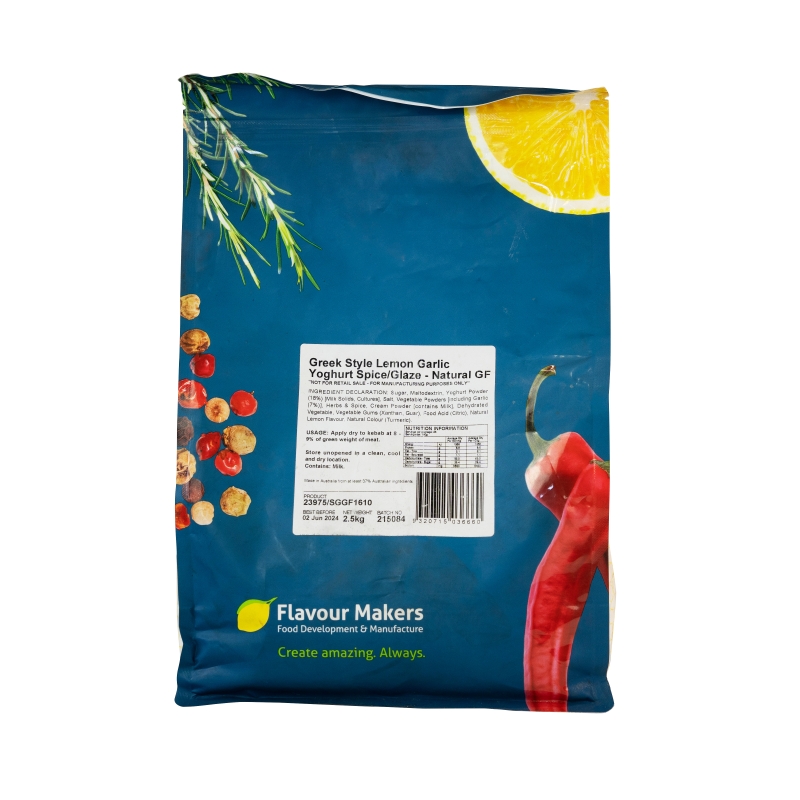 Greek Lemon Garlic Yoghurt Rub