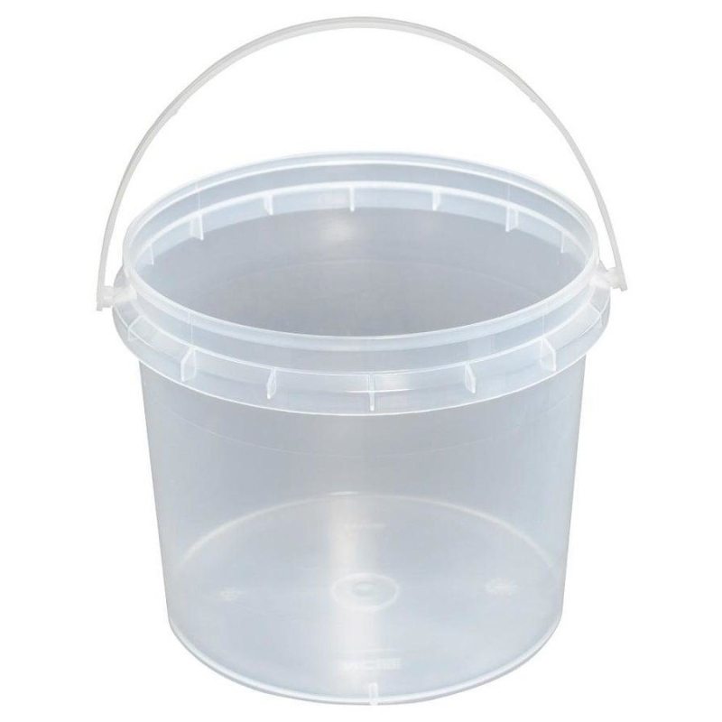 Clear Pail with Lid