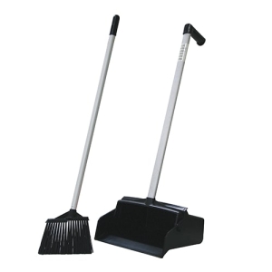 Black Lobby Dust Pan Set