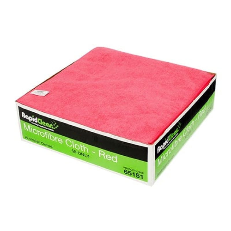 Red Microfibre Cloth