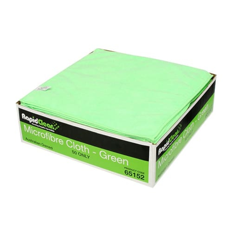 Green Microfibre Cloth
