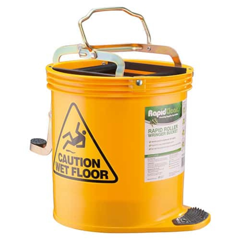 Yellow Roller Wringer Bucket