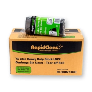 Black 73L LD Heavy Duty Roll