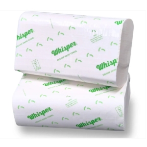 Whisper Deluxe Multifold Slim Towel 230mm x 230mm 