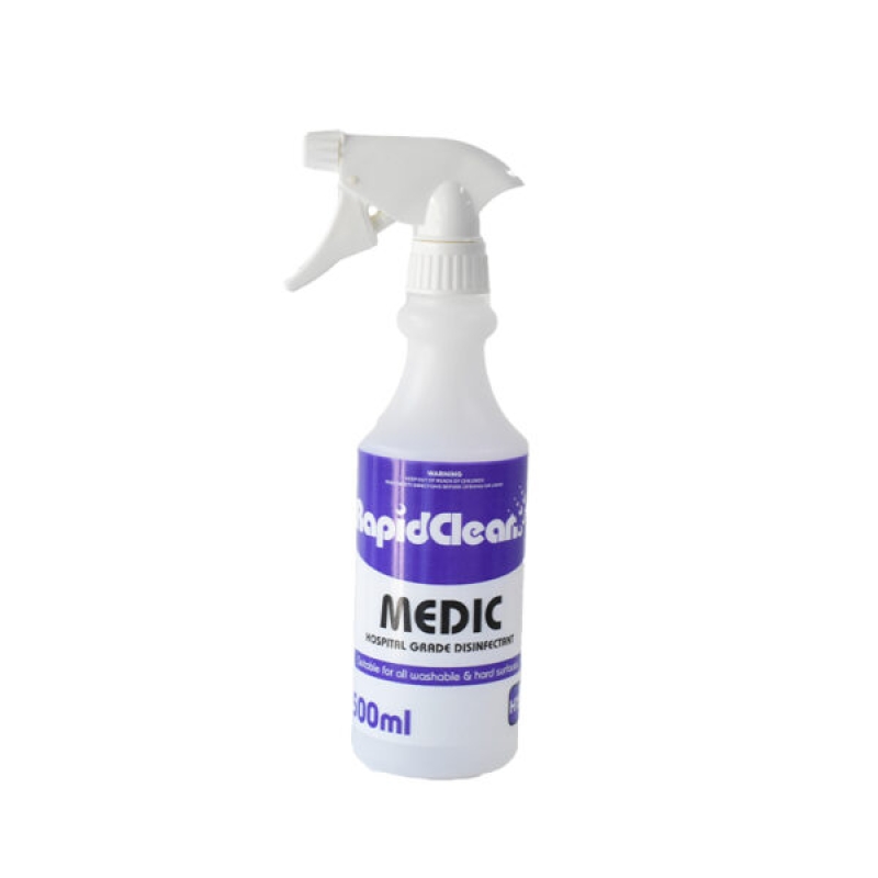 Medic Hospital Grade Disinfectant bottle and trigger kit