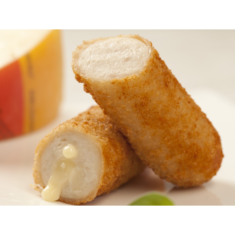 Chicken & Cheese Crumbed Sausage