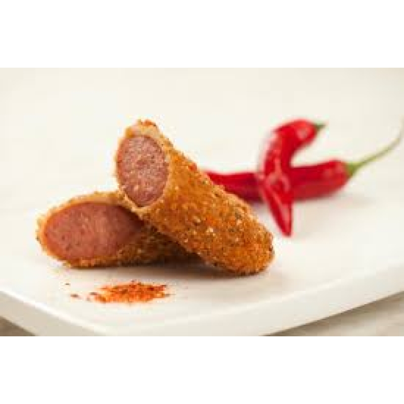Crumbed Chilli Cheese Sausages