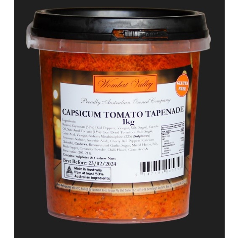Capsicum Tomato Tapenade Dip