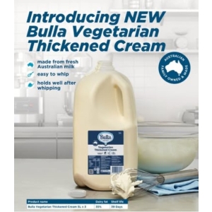 Vegetarian Thickened Cream