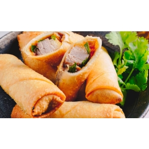 Duck Spring Rolls with Hoisen Sauce