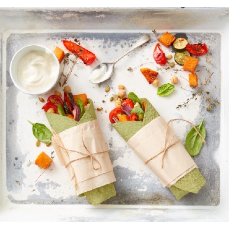 Premium Spinach Tortillas 12"