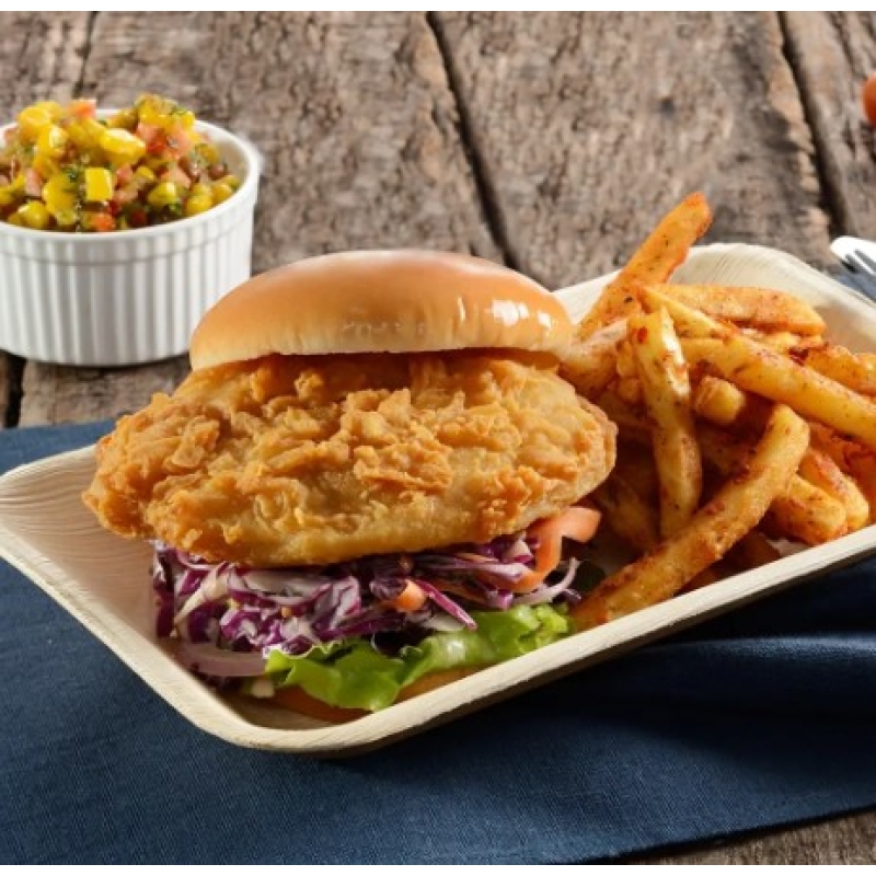 Southern Fried Barra Burgers