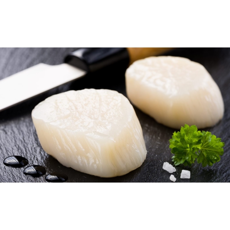 IQF Scallops 10/20 Roe Off