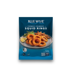 Formed Crumbed Squid Rings