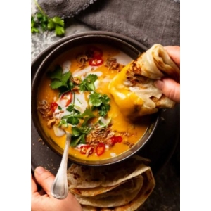 Vegan Thai Pumpkin Coconut & Red Soup