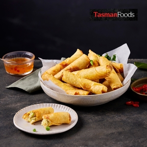 Thai Green Curry Prawn Spring Rolls