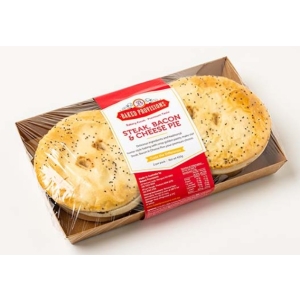 Baked Steak, Bacon & Cheese Pies 220g