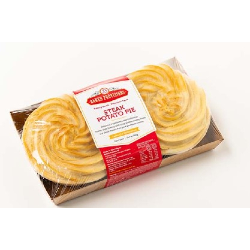 Baked Steak & Potato Pies 220g