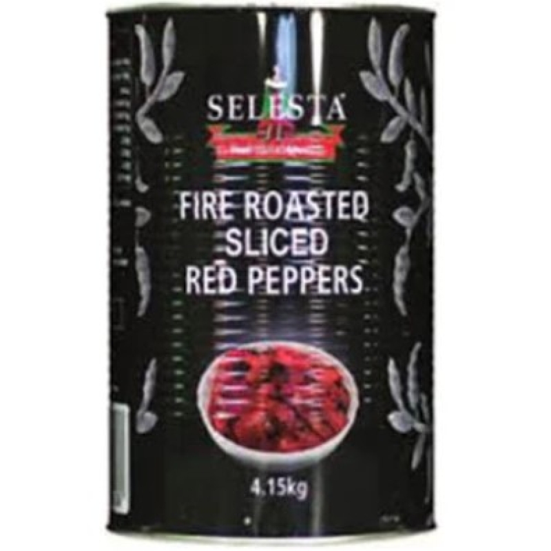 Fire Roasted Sliced Red Peppers