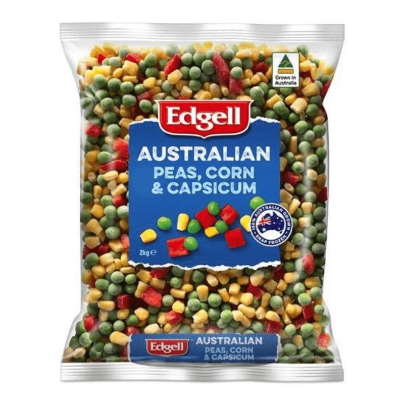Peas, Corn & Capsicum