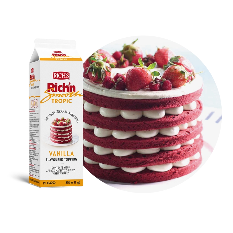 Smooth Tropic Vanilla Topping