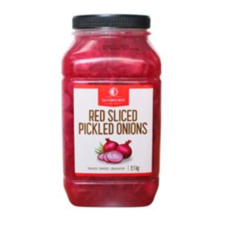 Red Sliced Pickled Onions 