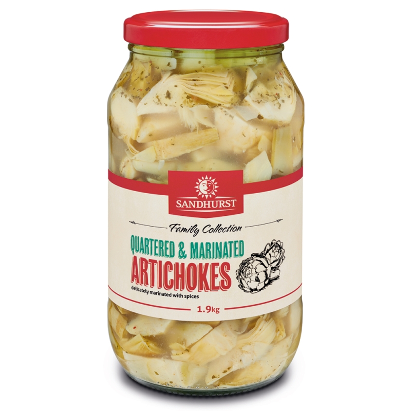 Quartered & Marinated Artichokes