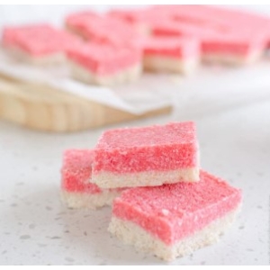 Coconut Ice Slices