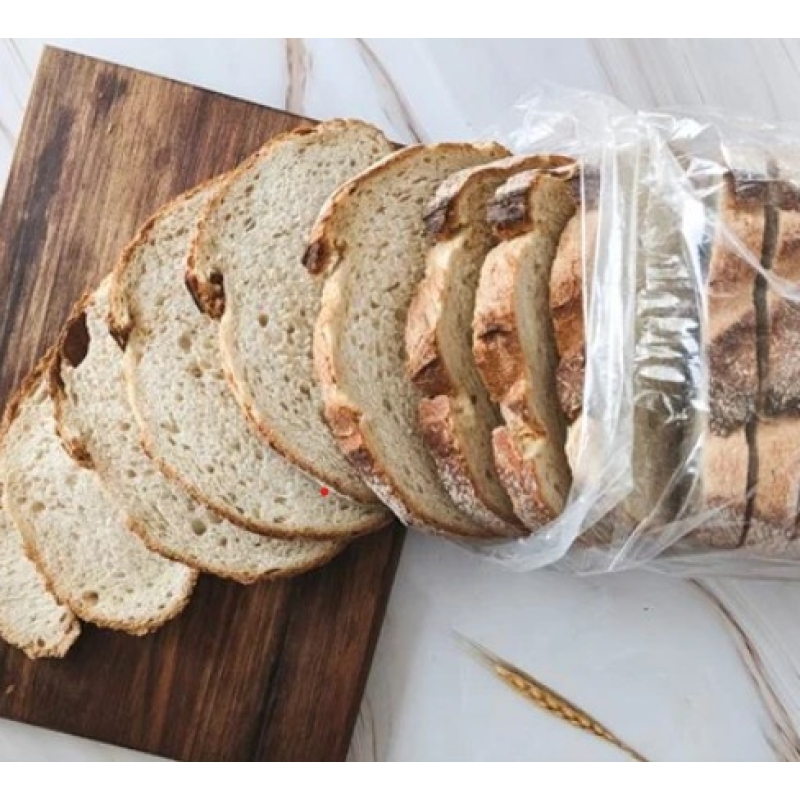 White Sourdough Bread Loaf Sliced