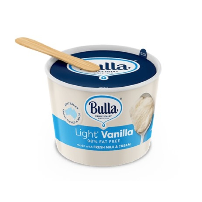 Light Vanilla Ice Cream Cups - 98% Fat Free 