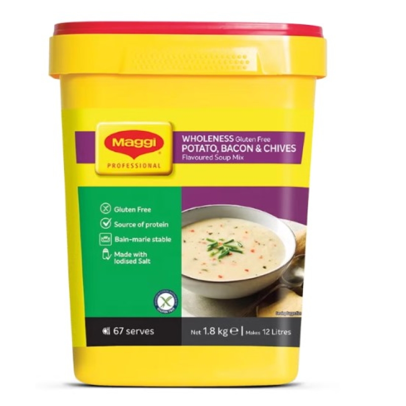 Potato, Bacon & Chives Flavoured Soup Mix - GF