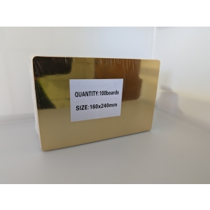 Gold Boards 160mm x 240mm