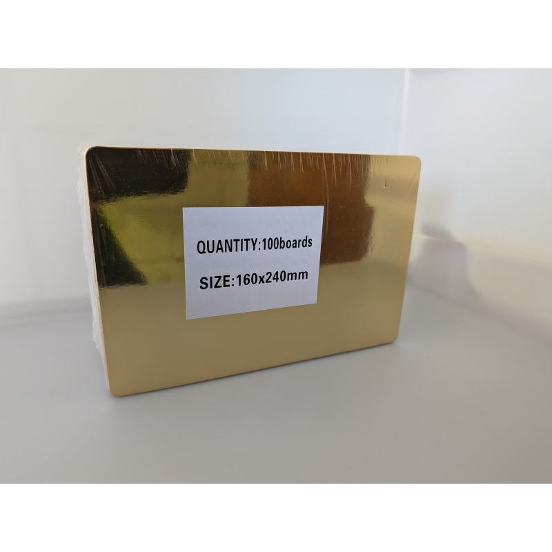 Gold Boards 160mm x 240mm