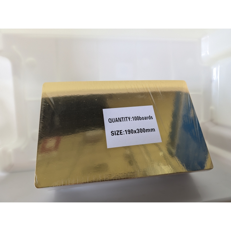 Gold Boards 190mm x 300mm