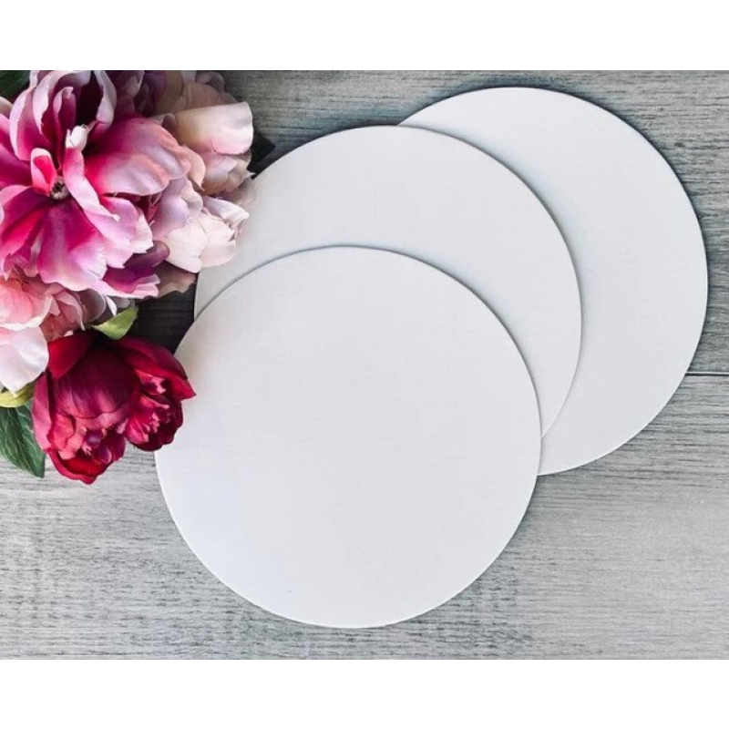 White Cake Board Circles 12"