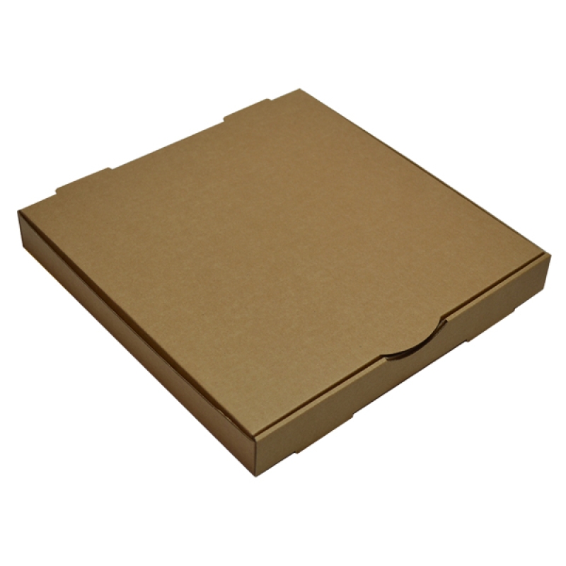 Brown 13" Kraft Pizza Boxes