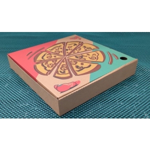 Brown Printed Pizza Boxes 10