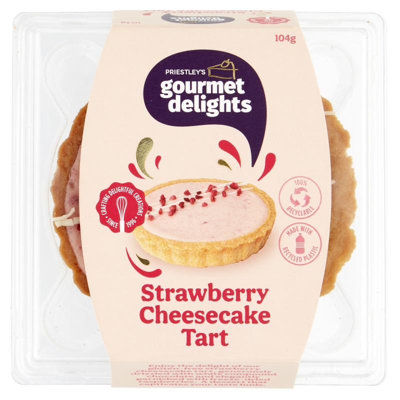 Strawberry Cheesecake Tarts - GF